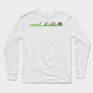 March of the Flock of Sheep Long Sleeve T-Shirt